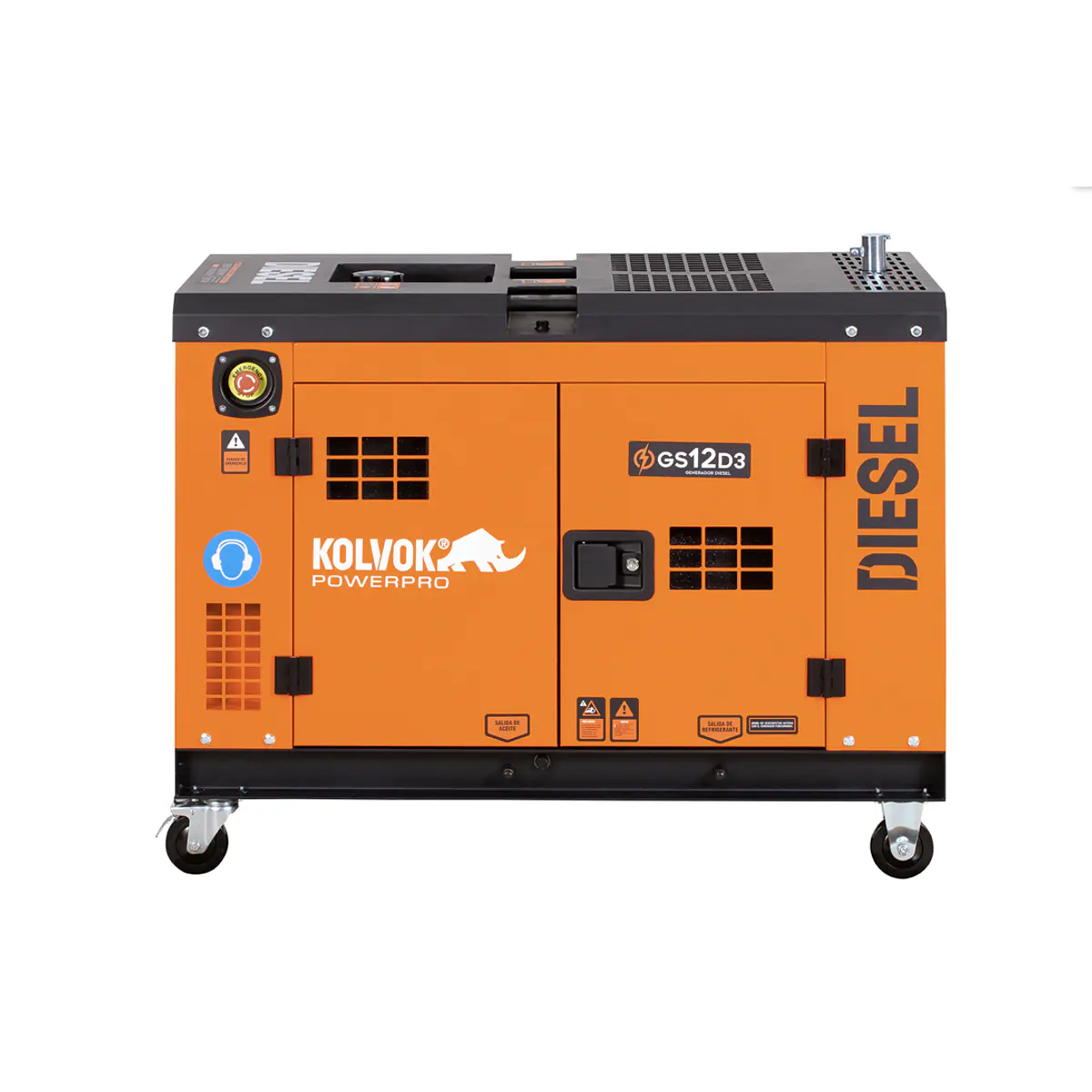 Generador Diésel insonoro Trifásico 12 KVA KOLVOK
