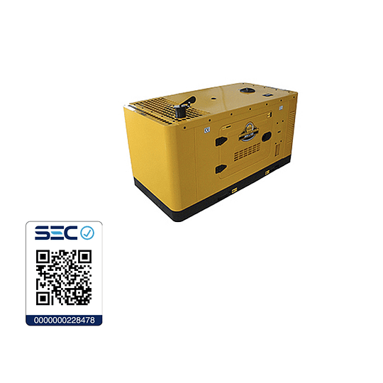 Generador eléctrico Diésel de 17,4 KVA Insonoro 380V  SDS