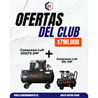 OFERTA: Compresor de Aire 3HP 300 Litros LUFT+ COMPRESOR DE 50L 1