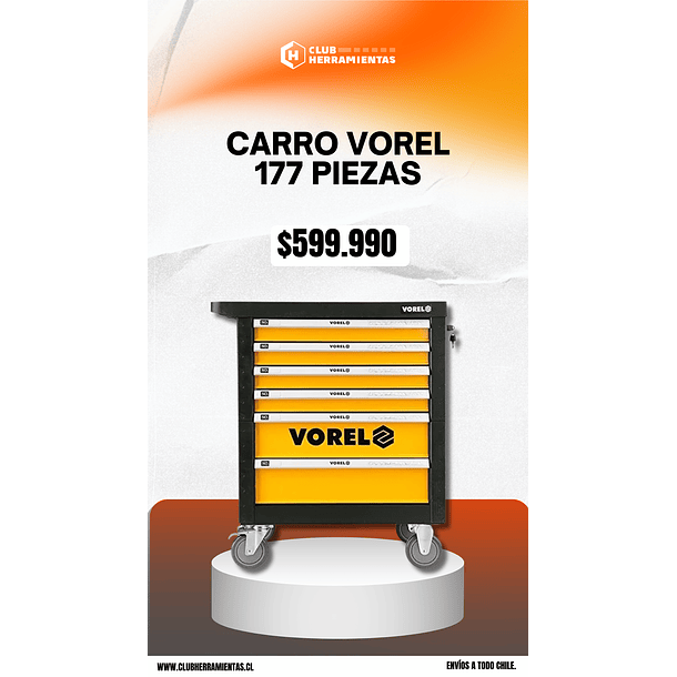 Caja De Herramientas  177 Pcs Vorel