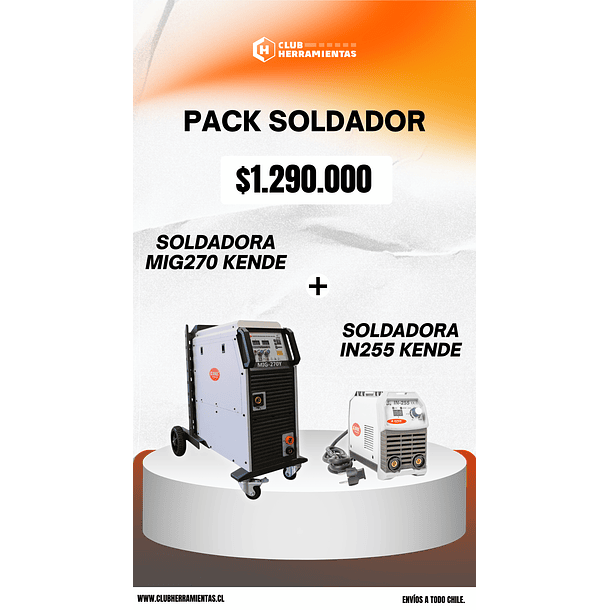 OFERTA Maquina de soldar mig-270Y 220v KENDE+ SOLDADORA 200A