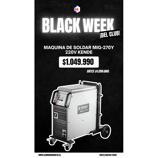 Maquina de soldar mig-270Y 220v KENDE