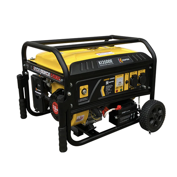 GENERADOR GASOLINA KRAFTER 3,2 KVA PE KI3500E partida Electrica