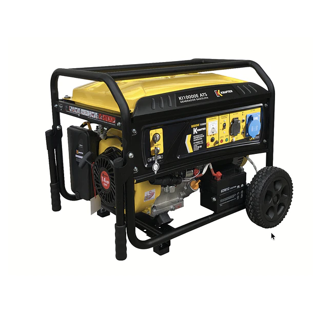  GENERADOR GASOLINA KRAFTER 7,5 KVA PE PARA CONECTAR ATS KI10000E 