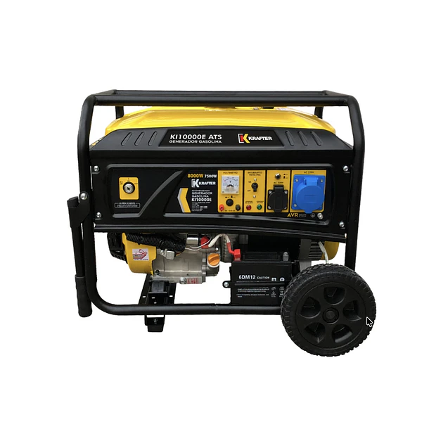  GENERADOR GASOLINA KRAFTER 7,5 KVA PE PARA CONECTAR ATS KI10000E  3