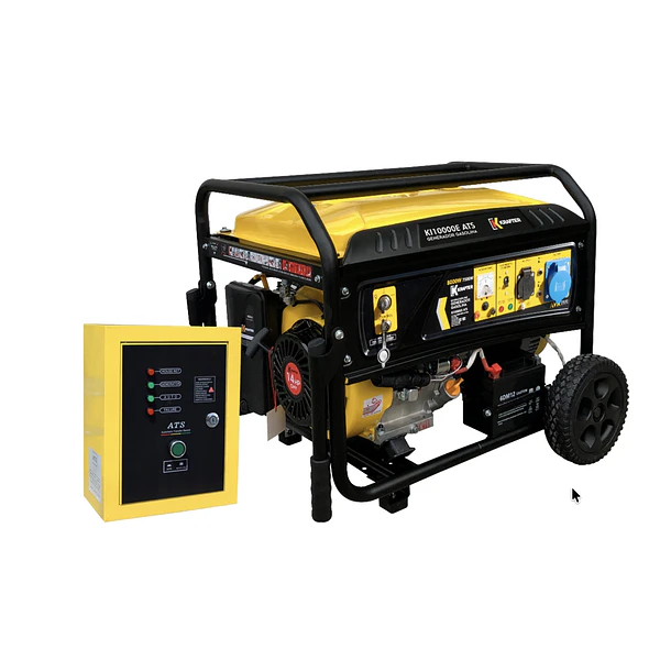  GENERADOR GASOLINA KRAFTER 7,5 KVA PE PARA CONECTAR ATS KI10000E  4