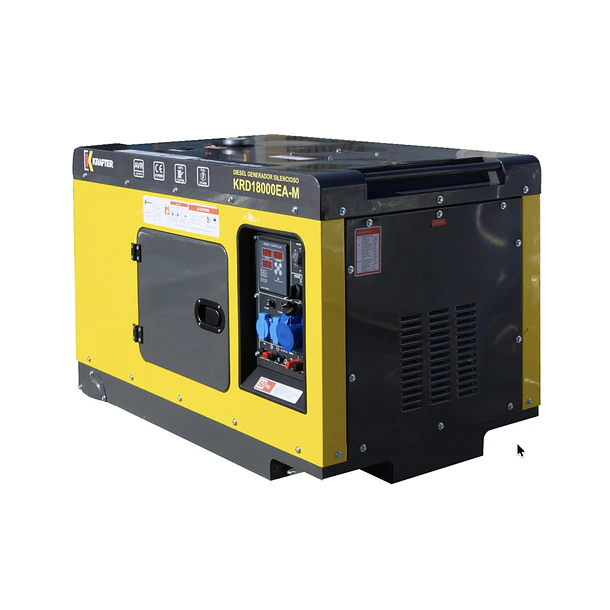 Generador Monofasico Krafter 12kva Diesel Insonorizado KRD18000EA-M 3