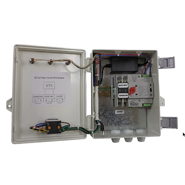 ATS PARA GENERADOR DIESEL 10KVA Y 16 KVA 220V KRAFTER DIÉSEL (5 PINES) 4