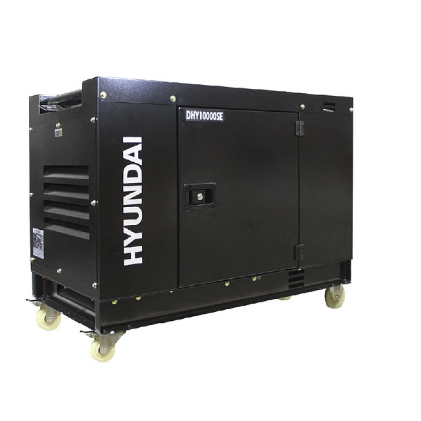 Generador eléctrico diésel monofásico 8,5KVA Cerrado Insonoro Hyundai  2