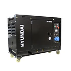 Generador eléctrico diésel monofásico 8,5KVA Cerrado Insonoro Hyundai  1