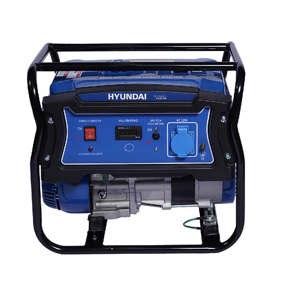 Generador eléctrico monofásico 1.0KVA Gasolina Hyundai  3