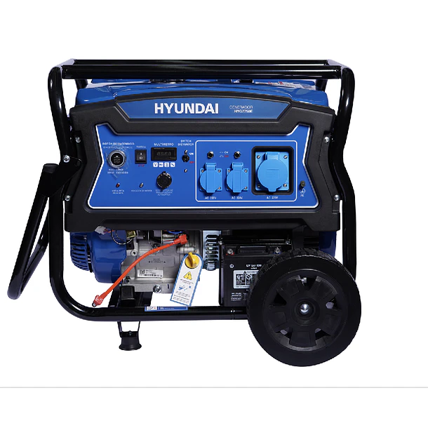 Generador Eléctrico Gasolina Monofásico 5,5KVA Hyundai  3