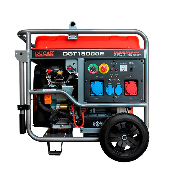 GENERADOR BENCINERO 11KW 220V MOD.DG15000E DUCAR