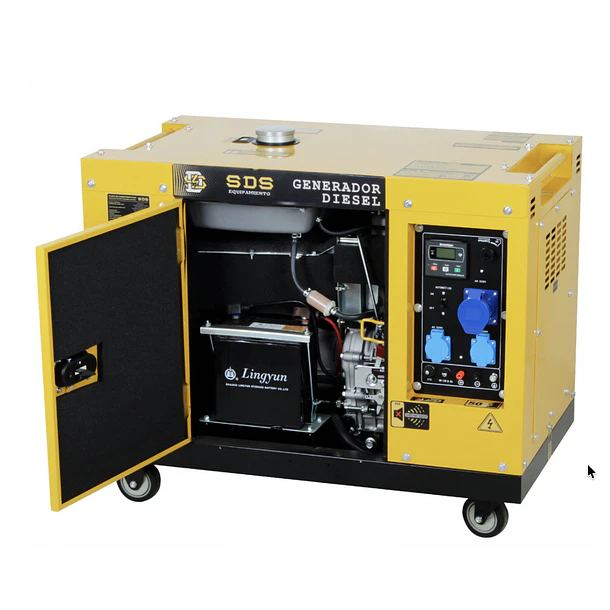 Generador diesel 6,5 kw 220 v sdg8500s Insonoro  4