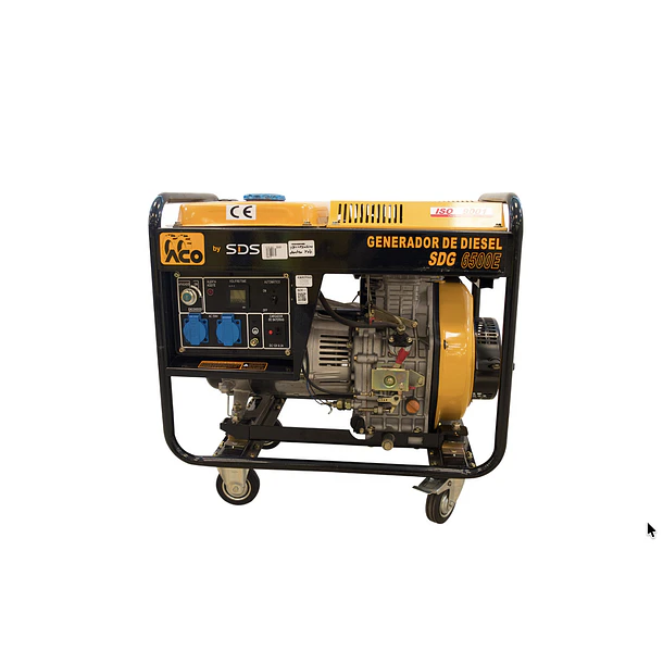 GENERADOR DIESEL 5,6 KW 220 V SDG6500E 4