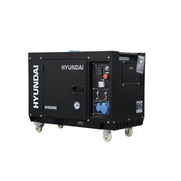 Generador Eléctrico Diésel Insonoro 6,3KVA  Hyundai