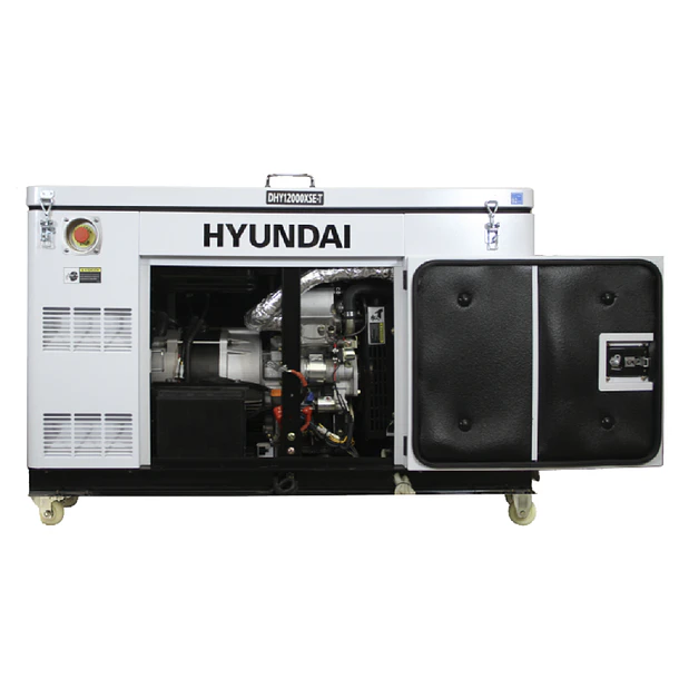 Generador dual monofásico y trifásico de 10KVA Insonorizado Hyundai 4
