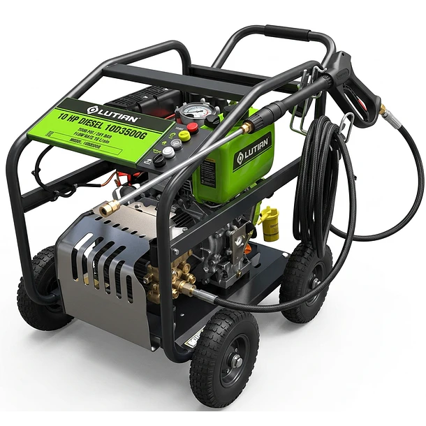 HIDROLAVADORA DIESEL 10HP 3500PSI LUTIAN