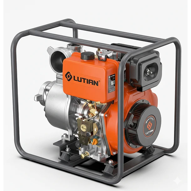 MOTOBOMBA DIESEL 5.2HP 2X3" LUTIAN