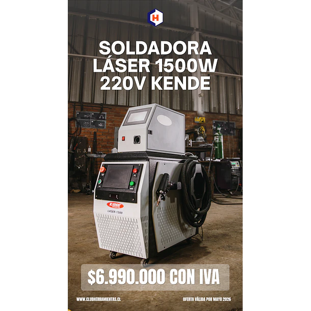 SOLDADORA LASER 1500W 220V KENDE