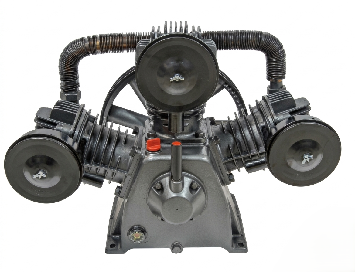 CABEZAL COMPRESOR W3080 7,0 HP TRIFASICO 3 PISTON W 8 BAR LUTIAN