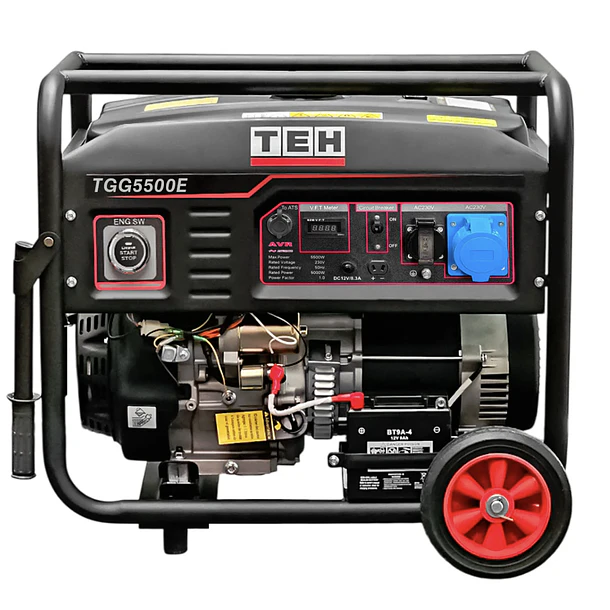 Generador a Gasolina 5.5 kW Partida Eléctrica Conexión ATS TEHTOOLS