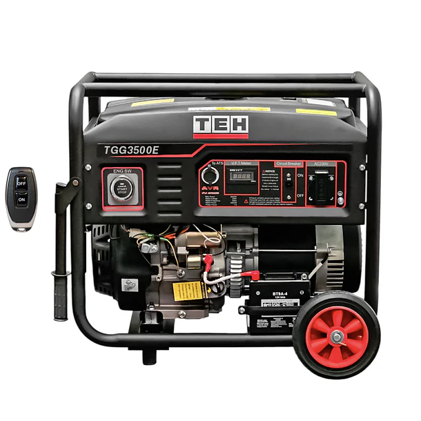 Generador a Gasolina 3.0 kW Partida Eléctrica Conexión ATS TEHTOOLS
