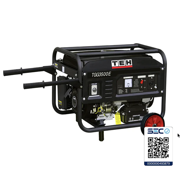Generador a Gasolina 3.0 kW Partida Eléctrica Conexión ATS + ATS de 7 PINES TEHTOOLS
