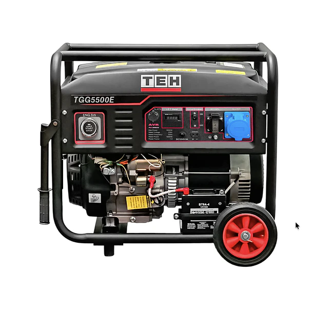 Generador a Gasolina 5.5 kW Partida Eléctrica Conexión ATS + ATS de 7 PINES TEHTOOLS 2
