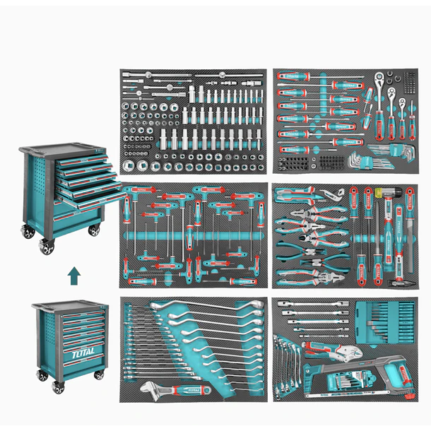 CAJA DE HERRAMIENTAS POR 356 PCS TOTAL