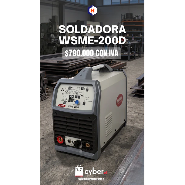 Máquina de soldar TIG/MMA 200A KENDE WSME-200D