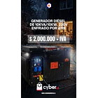 Generador eléctrico Insonorizado monofásico de 10KVA con ATS  1