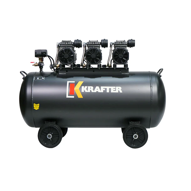 COMPRESOR LIBRE DE ACEITE MZB-1100H 1.1kw X3  200L  6HP