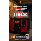 Generador Eléctrico Diésel insonoro 8.5 KVA KOOP 220V con ATS 1