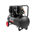Compresor de Aire 70 Litros Libre de Aceite 4 HP TEHTOOLS 2