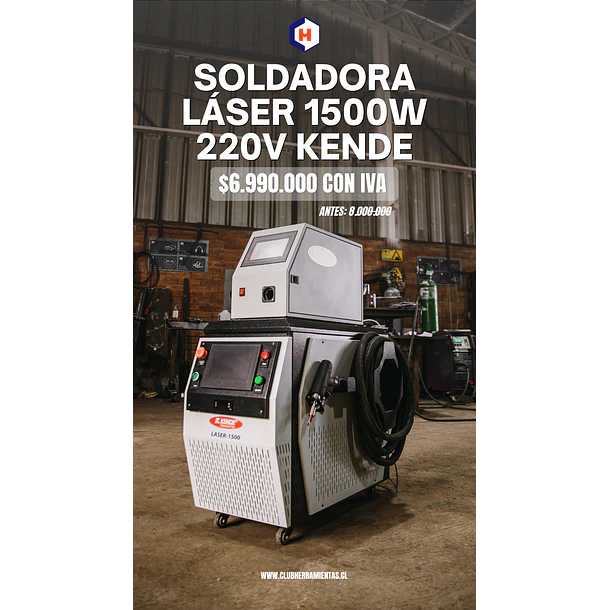 SOLDADORA LASER 1500W 220V KENDE