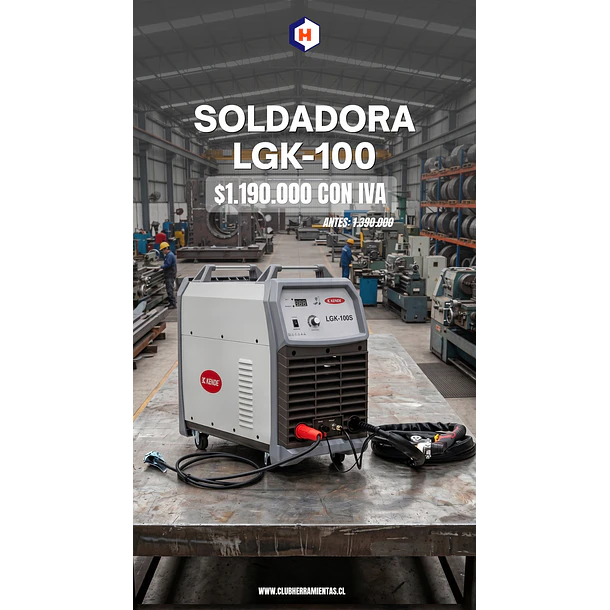Cortadora De Plasma LGK-100S Trifásica Kende  1