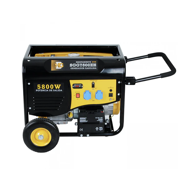 GENERADOR BENCINERO 7,8 KVA - 6,3 KW 220 V SDS