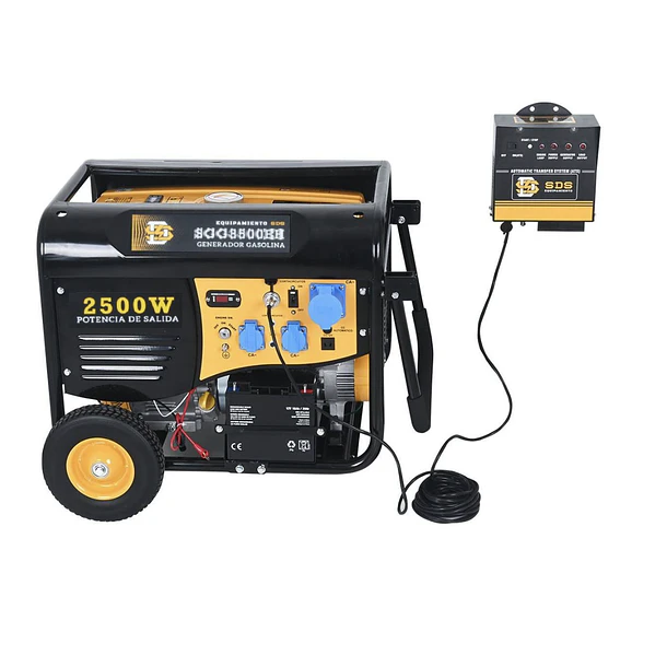 Generador bencinero 3,4 kva - 2,8 kw 220V CON ATS SDS POWER 1