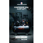 Compresor Trifásico de 5,5HP 300 Litros LUFT 1