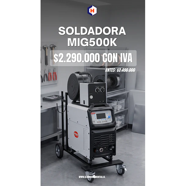 Máquina de Soldar MIG 500A  KENDE