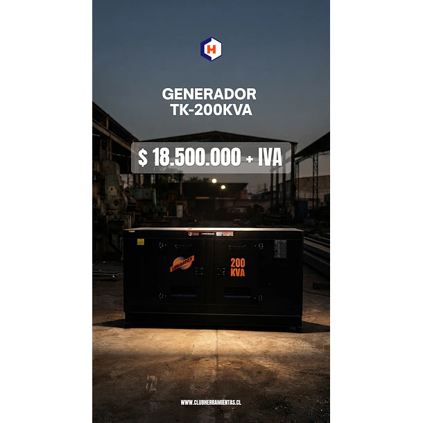 GENERADOR DIÉSEL 200KVA TOYAKI INDUSTRIAL