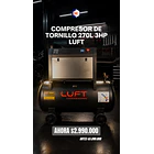 COMPRESOR DE TORNILLO 270L 3 HP LUFT 1