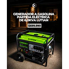 Generador a Gasolina Partida Eléctrica de 6,5KVA Lutian 1