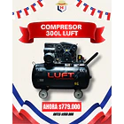 Compresor de Aire 3HP 300 Litros LUFT  1