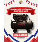 Compresor Autónomo 6,5HP 200L Luft  1