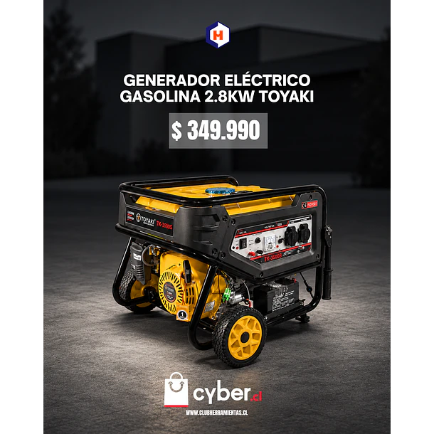 Generador eléctrico gasolina  2.8KW TOYAKI