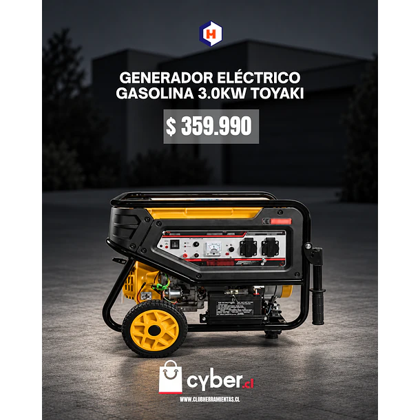 Generador eléctrico gasolina 3.0KW TOYAKI