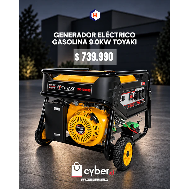 Generador eléctrico gasolina  9.0KW TOYAKI