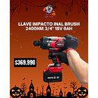 Llave Impacto Inal Brush 2400NM 3/4